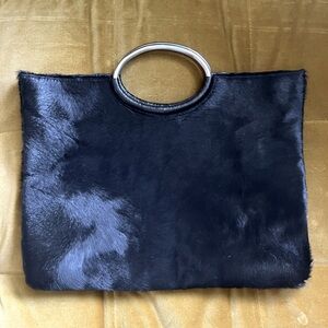 MAURIZIO TAIUTI Authentic Cow
Hide Leather Handbag 15×12